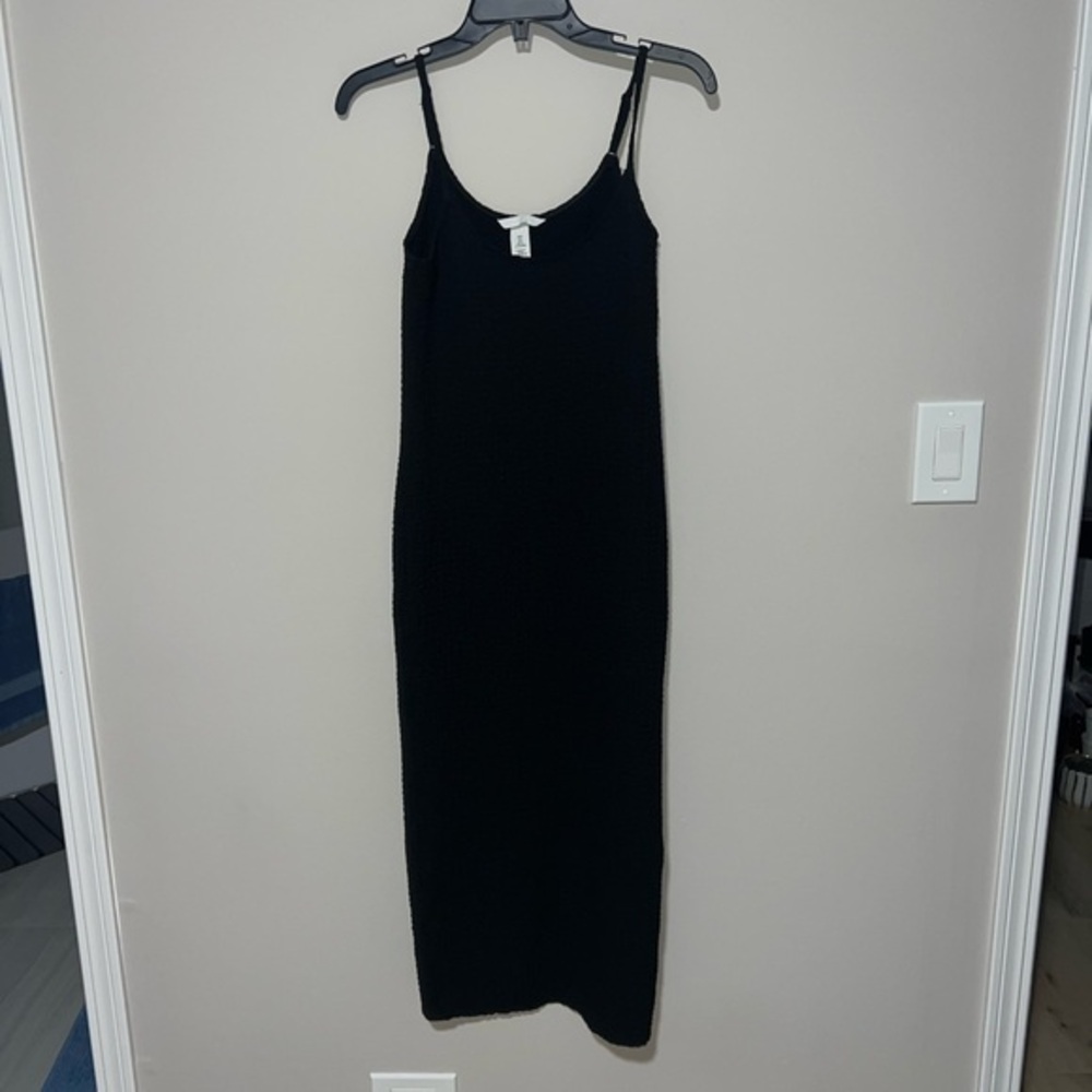 Elegant Black Women's Dress NWOT Black tank top like maxi dress H&M Small